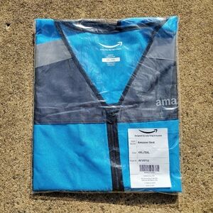Amazon Flex DSP Unisex Delivery Driver Safety Reflective Full Zip Vest 4XL/5XL